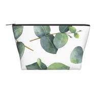 Foglie verdi bianche, Borsa da toilette Borsa per trucco Borsa per cosmetici Borsa da toilette da viaggio portatile