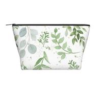 Foglie verdi salvia, Borsa da toilette Borsa per trucco Borsa per cosmetici Borsa da toilette da viaggio portatile