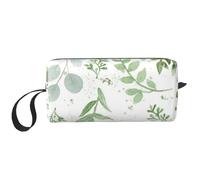 Foglie verdi salvia, Borsa per il trucco Borsa per cosmetici Borsa da toilette da viaggio portatile Borsa per trucco Organizer