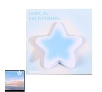 Foglietti adesivi a forma di foglietti colorati estetici - 30 fogli di carta adesivi cartoon per materiale scolastico Scrivania marcatura lezioni posto di lavoro insegnanti studenti