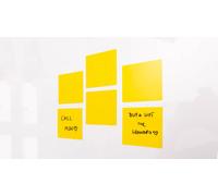 Foglietti adesivi elettrostatici scrivibili - set GIALLO (5 colori) riutilizzabili
