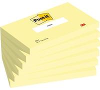 Foglietti Post-it, Canary Yellow, 76 mm x 127 mm, 100 foglietti/blocchetto, 6 blocchetti/confezione