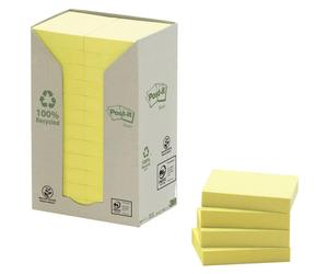 Foglietti Post-it Notes Giallo in carta riciclata conf. torre da 24 blocchetti d