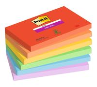 Post-it Super Sticky Notes Playful Color Collection, Pack of 6 Pads, 90 Sheets p