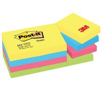 Foglietti riposizionabili Post-it Notes Energy 51x38 mm neon assortiti conf. 12