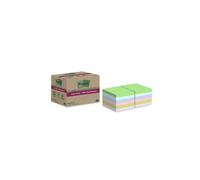 Foglietti riposizionabili Post-it®Super Sticky carta riciclata al 100% assortiti