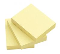 Foglietti riposizionabili Q-Connect 63 g/m² giallo 76x51mm 12 blocchetti da 100 ff - KF10501