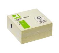 Q-CONNECT Foglietti riposizionabili Quick Notes Cube 76x76 mm 400 ff Giallo