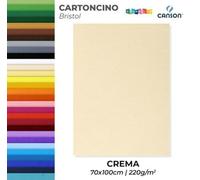 Foglio 70 x 100 (25) Canson Colorline Liscio/Fine 220 g Crema