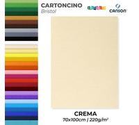 Foglio 70 x 100 (25) Canson Colorline liscio/sottile 220 g crema