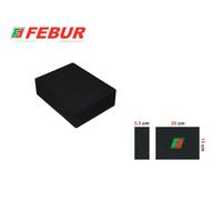 FOGLIO ADESIVO NEOPRENE UNIVERSALE FEBUR PER SELLA MOTO 20X15X5,5 CM