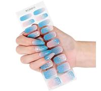 Foglio adesivo pre-progettato per manicure a casa, NC260010 | Arte decorativa, forme da ritagliare, lima e bastoncino di legno