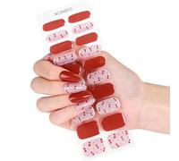 Foglio adesivo pre-progettato per manicure a casa, NC260012 | Arte decorativa, forme da ritagliare, lima e bastoncino di legno