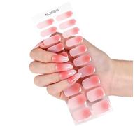 Foglio adesivo pre-progettato per manicure a casa, NC260014 | Arte decorativa, forme da ritagliare, lima e bastoncino di legno