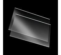 Foglio artigianale Scheda di resistenza for PC ad alta purezza, lastra trasparente rigida in policarbonato for ricerca sperimentale, 2 pezzi(0.8x297x210mm)
