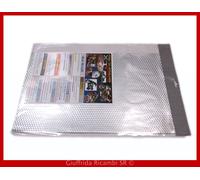 Foglio Autoadesivo Embossed Effetto Alluminio Fresato Auto Moto 31x50