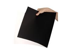 Foglio autoadesivo in gomma siliconica for uso alimentare - 300x300 mm, resistente alle alte temperature 1 pz(Black,300x300x4mm)