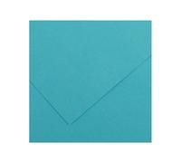 Foglio Colorline - 70x100 cm - 220 gr - blu turchese - Canson