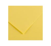 Foglio Colorline - 70x100 cm - 220 gr - giallo paglia - Canson