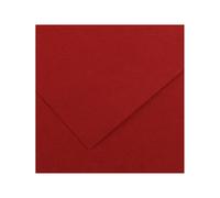 Foglio Colorline - 70x100 cm - 220 gr - rosso granata - Canson