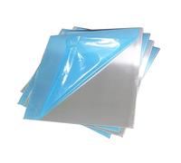 Foglio di alluminio ， al 99,99% 10 cm x Spessore 0,03-0,1 mm (spessore:,03 mm)(200mm x 200mm)