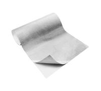 Foglio di alluminio autoadesivo for scudo termico - Tappetino isolante riflettente ad alta temperatura da 100x100 cm for tubi, flessibili, vani motore(140g)