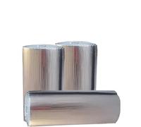 Foglio di alluminio isolante in schiuma, Rotolo isolante a bolle di alluminio da 5 mm autoadesivo 5-50㎡ for tubi, pareti del tetto, finestre(40㎡)