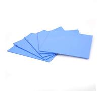 Foglio di conducibilità Termica in Silicone 5 Pezzi CPU GPU Cuscinetto di Conduzione del Calore 100x100x1,5 Mm, Buona conduttività Termica, Isolamento, Molto Facile Usare,