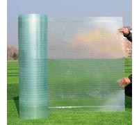 Foglio di copertura, pannelli trasparenti della protezione UV a prova di pioggia per i capannoni delle serre Carports Kennels Garage, foglio solido della fibra di vetro di 0,8 mm(WxL:1.2x20m)