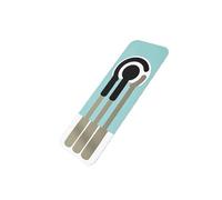 Foglio di elettrodi in carbonio serigrafato - Elettrodi SPCE for laboratorio di elettrochimica, elettrodi flessibili con 1 adattatore(50PCS)