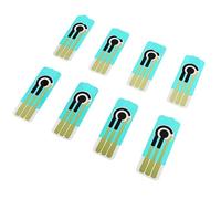 Foglio di elettrodi in carbonio serigrafato - Elettrodi SPCE for laboratorio di elettrochimica, elettrodi flessibili con 1 adattatore(100PCS)