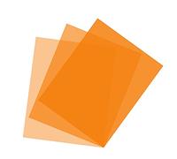 Foglio di gel di colore arancione 40x50cm, CTO completo, 1/2 CTO, 1/4 CTO Fotografia Illuminazione Filtro colorato per Studio Fotografico Torcia Led Light