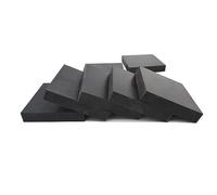 foglio di gomma elastica, foglio di gomma neoprene 1 piastra quadrata in gomma nera 50x50 mm o 100x100 mm spessore 10 mm-30 mm(50mm x 50mm x 50mm)