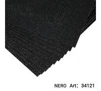 foglio Di gomma EVA 60x40cm Spessore 2mm Glitter Foam Paper DIY Confezione10 pcs