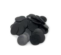 Foglio di gomma Nitrile NBR Guarnizioni di tenuta Solid Round Pad Dia 10/15/20/30/40/50/60/70/75/80/85/90/100mm Thick 1/1.5/3mm 10pcs (Color : 25mm, Size : 1.5mm)