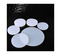 Foglio di gomma rotondo bianco con guarnizione solida in silicone, for tappetino hardware for la casa(2mm,OD 70mm (2Pcs))