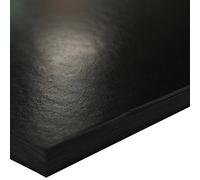 Foglio di gomma SBR (Butadiene Stirene), 70 Shore a, nero, finitura liscia, senza retro, 1/5,1 cm, spessore 30,5 cm, larghezza 30,5 cm, lunghezza