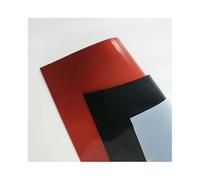 Foglio di Gomma Silicone Nero/Rosso/Bianco 500x500mm, 0,5-5mm Spessore - Resistente a Alta Temp/Vieillissement/Olio, Isolamento Elettrico - 1pz per DIY/Industria(Red-1PC,500x500x0.5mm)