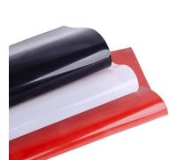 Foglio di gomma siliconica 1 pz 250X250mm 1mm/1.5mm/2mm Guarnizione di tenuta for pannelli in silicone, foglio di silicone for resistenza al calore,(Black,1mm)