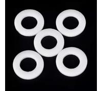 Foglio di gomma siliconica, 5 pezzi di guarnizione in PTFE, rondelle piatte, distanziali in plastica da 20, 22 e 35 mm, spessore 2 mm (32 x 42 x 2 mm)(30x43x2mm)