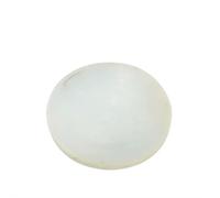 Foglio di gomma siliconica rotondo, guarnizione solida spessa 1 mm, diametro da 5 mm a 100 mm, tappetini in silicone bianco for la protezione del tavolo(15mm)