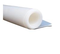 Foglio di gomma siliconica traslucida bianca, spessore 1 mm/2 mm/3 mm, 100 x 100 mm e 200 x 200 mm, resistenza alle alte temperature, guarnizione inodore(S)