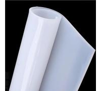 Foglio di gomma siliconica traslucida da 2 pezzi, guarnizione opaca bianca spessa 1 mm for artigianato industriale(500x500mm)