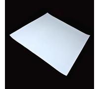 Foglio di gomma siliconica traslucida Guarnizione bianca for alte temperature spessa 0,5-30 mm for sigillatura, 1 pcs(100x100x1.5mm)