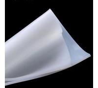 Foglio di gomma siliconica traslucida Guarnizione piatta in silicone Alta Dimensioni multiple 1pz(100X100X0.8mm)