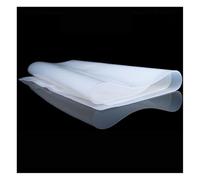 Foglio di gomma siliconica trasparente, 1 foglio di gomma siliconica traslucida, guarnizione in silicone bianco, resistente all'usura ad alta temperatura(400x400x8mm)