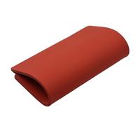Foglio di gommapiuma resistente al calore, Foglio in schiuma di gomma siliconica a cellule chiuse autoadesivo rosso di varie dimensioni(100x100x5mm)
