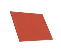 Foglio di gommapiuma resistente al calore, Pressa in schiuma di silicone rossa for dimensioni multiple della macchina di laminazione(200x200x2mm)
