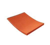 Foglio di gommapiuma resistente al calore, Pressa in schiuma di silicone rossa for dimensioni multiple della macchina di laminazione(380x380x8mm)