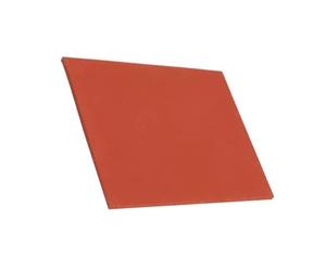 Foglio di gommapiuma resistente al calore, Pressa in schiuma di silicone rossa for dimensioni multiple della macchina di laminazione(100x100x1mm)